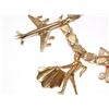 Image 4 : 14K Gold Charm Bracelet 30.5g