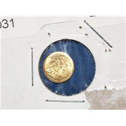 14K 1947 Gold 50 Peso Coin .1g