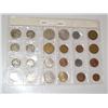 Image 1 : Sheet Of Foreign  coins
