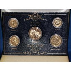 2000 24K Plated Coin Set