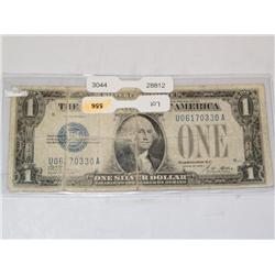 1928A  $1 Silver Certificate Blue