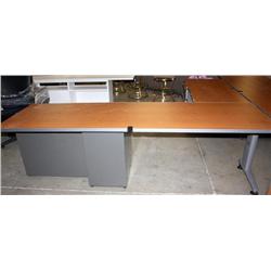 Brown Corner Desk w/ Drawers