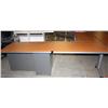 Image 1 : Brown Corner Desk w/ Drawers