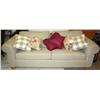 Image 1 : Light Green Sofa w/ Pillows