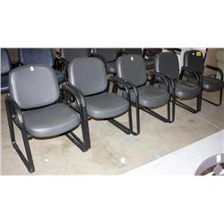 Lot of 5 Grey Chairs