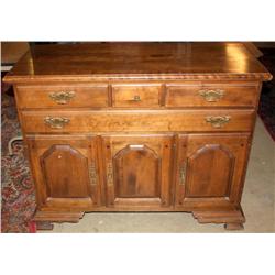 Desk w/ Drawers & Cabinets