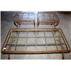 Image 3 : Glass & Wrought Iron Coffee & End Tables