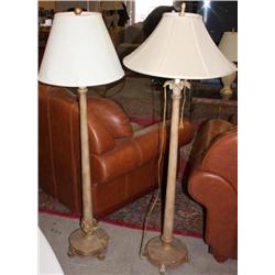 Lot of Two Standing Lamps