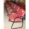 Image 1 : Lot of 7 Red Chairs