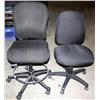 Image 1 : Lot of 2 Black Office Chairs by Knoll