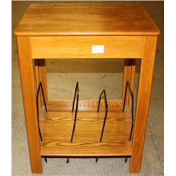Table w/ Magazine Rack