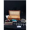 Image 1 : Vintage Dental Equipment w/Original  Wood Dovetailed Box -The Dental Agency, Philadelphia, PA