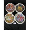 Image 1 : Set Of 4 Franklin Mint Limited Edition Collectible Plates by Bill Bell - Cat Series