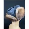 Image 2 : Vintage RCMP Royal Canadian Mounted Police Patrol Muskrat Fur Hat