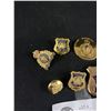 Image 2 : 6  RCMP Royal Canadian Pollice Button & Badge Pin Lot