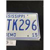 Image 3 : Mississippi "Truck Dealer/Demo" Licence Plate, Mint