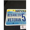 Image 2 : 2002 Nevada Disabled Veteran License Plate. Very Clean