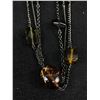 Image 2 : Nice Long Strand Necklace w/Brown Amber Beads