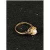 Image 2 : Nice 10K Gold Ring w/Pearl