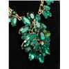 Image 2 : Vintage Emerald Coloured RhineStone Necklace