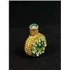 Image 1 : Made In Austria Vintage Small, Rhinestoned, Mirror, Perfume Bottle & Pill Case