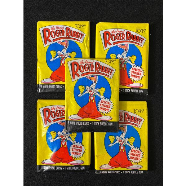 Topps Bazooka Unopened Who Framed Roger Rabbit Collectible Cards