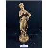 Image 1 : Very Nice Roman Lady Gold Statue, Approx. 14" Tall