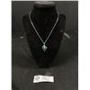 Image 1 : Very Pretty Sterling & Jade Necklace