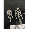 Image 2 : Vintage Rhinestone Pendant & Earrings Set