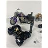 Image 2 : Nice Collectible Lot of Vehicles, including Batman Lego, and Batman Motorcycle