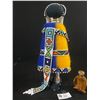 Image 2 : Folk Art Native Figure with a Carved Wooden Bird