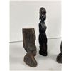 Image 2 : Lot of 3 African Women Wood Carvings.