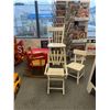 Image 1 : Lot of 4 Vintage Children's Wooden Chairs.