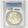 Image 1 : 1923-D Silver Peace Dollar PCGS MS61