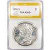 Image 1 : 1890-S Morgan Silver Dollar PGA MS65+