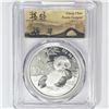 Image 1 : 2020 10 Yn China Panda Silver PCGS MS70 1st Day