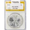 1995 American Silver Eagle PGA MS70
