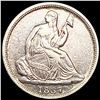 Image 1 : 1837 No Stars Seated Liberty Half Dime CLOSELY UNC