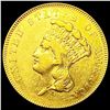 Image 1 : 1855 $3 Gold Piece ABOUT UNCIRCULATED