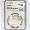Image 1 : 1901-O Morgan Silver Dollar NGC MS64