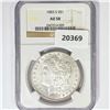 1883-S Morgan Silver Dollar NGC AU58
