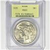 1935 Silver Peace Dollar PCGS MS63