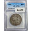 Image 1 : 1853 Seated Liberty Half Dollar ICG VF20 Arrows &