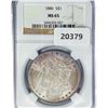 Image 1 : 1886 Morgan Silver Dollar NG MS65