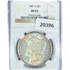 Image 1 : 1881-S Morgan Silver Dollar NGC MS65