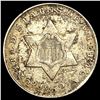 Image 1 : 1852 Silver Three Cent LIGHT CIRCULATED