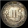 Image 2 : 1853 Silver Three Cent CLOSELY UNCIRCULATED