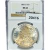 Image 1 : 1883-O Morgan Silver Dollar NGC MS65