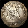 Image 1 : 1877-CC Seated Liberty Quarter NICE CIRCULATED