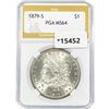 1879-S Morgan Silver Dollar PGA MS64